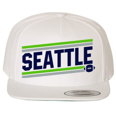 Seattle Football Wool Snapback Cap