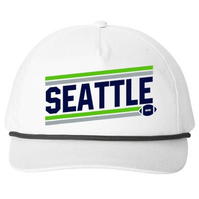 Seattle Football Snapback Five-Panel Rope Hat