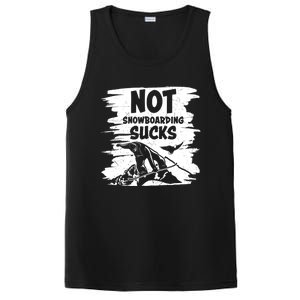 Snowboarding Funny Sayings Trending Memes Not Snowboarding Gift PosiCharge Competitor Tank