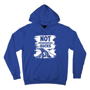 Snowboarding Funny Sayings Trending Memes Not Snowboarding Gift Hoodie