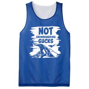 Snowboarding Funny Sayings Trending Memes Not Snowboarding Gift Mesh Reversible Basketball Jersey Tank