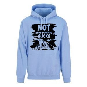 Snowboarding Funny Sayings Trending Memes Not Snowboarding Gift Unisex Surf Hoodie