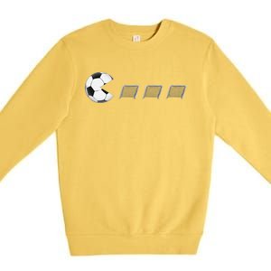 Soccer For Soccer Goals Soccer Premium Crewneck Sweatshirt