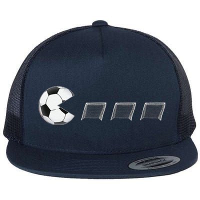 Soccer For Soccer Goals Soccer Flat Bill Trucker Hat