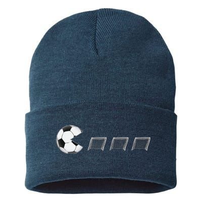 Soccer For Soccer Goals Soccer Sustainable Knit Beanie