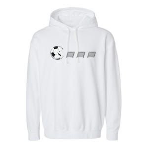 Soccer For Soccer Goals Soccer Garment-Dyed Fleece Hoodie