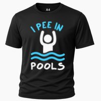 Swimmer Funny Swimming I Pee In Pools Performance Shirt