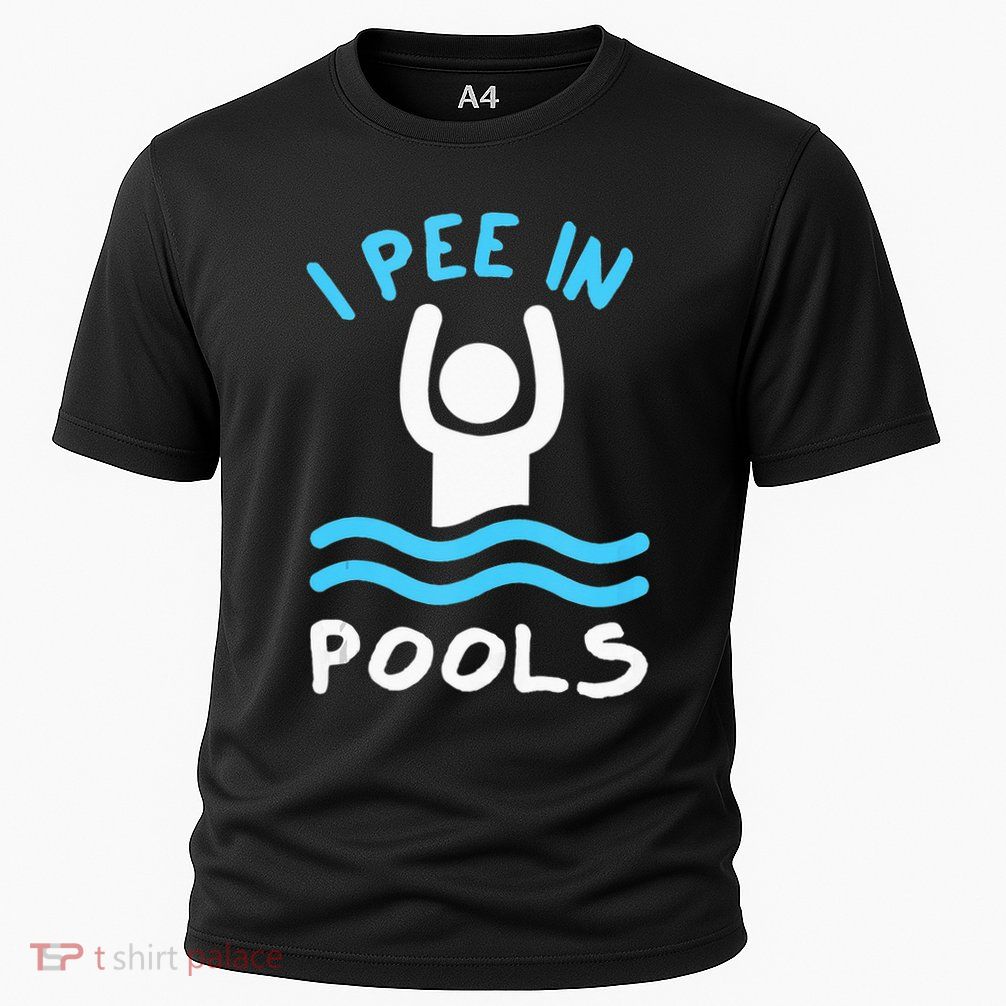 Swimmer Funny Swimming I Pee In Pools Performance Shirt
