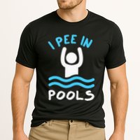 Swimmer Funny Swimming I Pee In Pools Performance Shirt