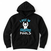 Swimmer Funny Swimming I Pee In Pools Hoodie
