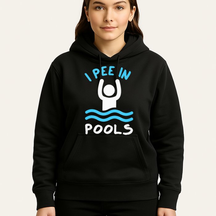 Swimmer Funny Swimming I Pee In Pools Hoodie