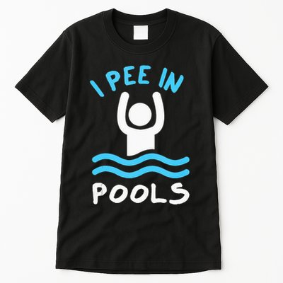 Swimmer Funny Swimming I Pee In Pools Tall T-Shirt