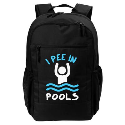Swimmer Funny Swimming I Pee In Pools Backpack
