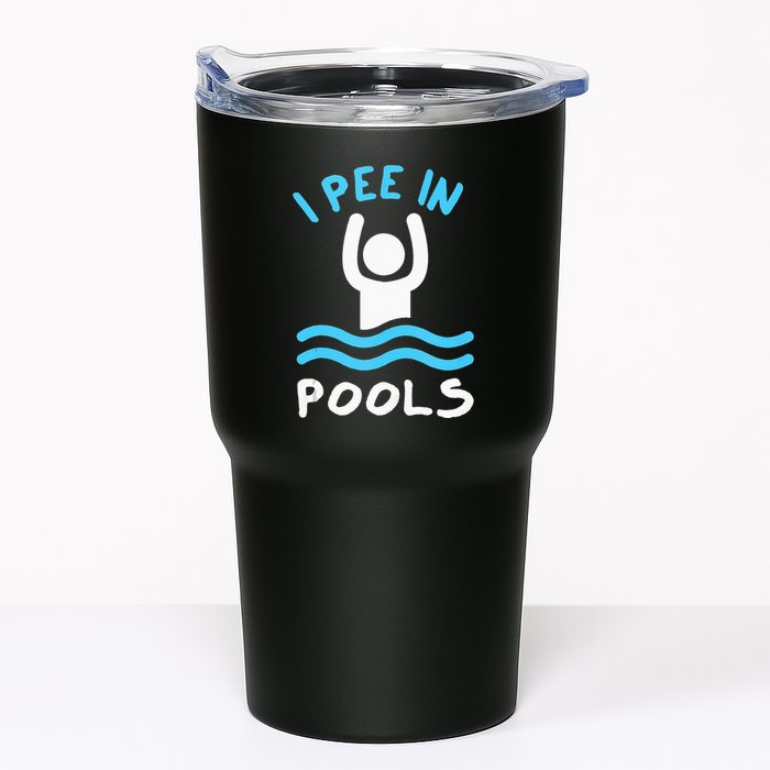 Swimmer Funny Swimming I Pee In Pools Tumbler