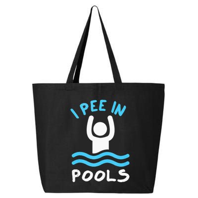Swimmer Funny Swimming I Pee In Pools 25L Jumbo Tote