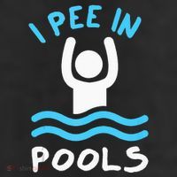 Swimmer Funny Swimming I Pee In Pools 25L Jumbo Tote