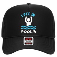 Swimmer Funny Swimming I Pee In Pools Trucker Hat