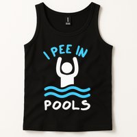 Swimmer Funny Swimming I Pee In Pools Tank Top