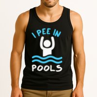 Swimmer Funny Swimming I Pee In Pools Tank Top