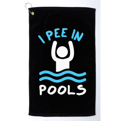 Swimmer Funny Swimming I Pee In Pools Golf Towel