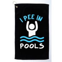 Swimmer Funny Swimming I Pee In Pools Golf Towel