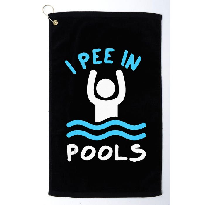 Swimmer Funny Swimming I Pee In Pools Golf Towel