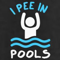 Swimmer Funny Swimming I Pee In Pools Microfiber Hand Towel