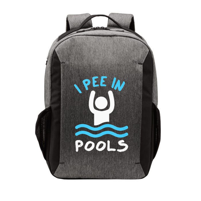 Swimmer Funny Swimming I Pee In Pools Vector Backpack