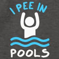 Swimmer Funny Swimming I Pee In Pools Vector Backpack