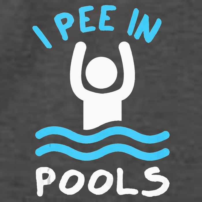 Swimmer Funny Swimming I Pee In Pools Vector Backpack