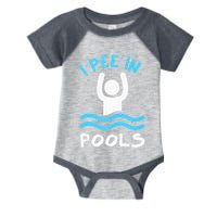 Swimmer Funny Swimming I Pee In Pools Infant Baby Jersey Bodysuit