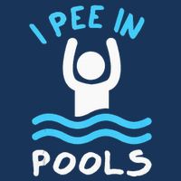 Swimmer Funny Swimming I Pee In Pools Infant Baby Jersey Bodysuit