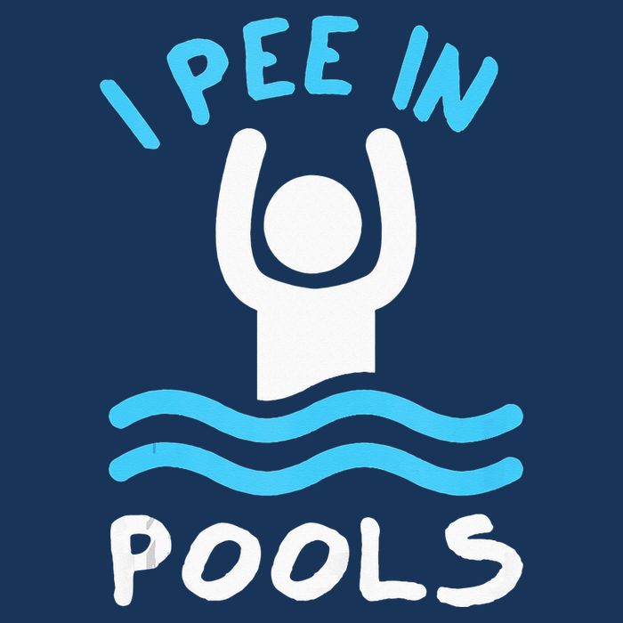 Swimmer Funny Swimming I Pee In Pools Infant Baby Jersey Bodysuit
