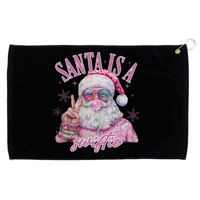 SantaS Favorite Swifty Merry Christmas Groovy Xmas Lights Grommeted Golf Towel