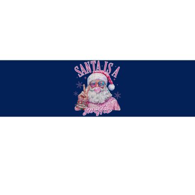 SantaS Favorite Swifty Merry Christmas Groovy Xmas Lights Bumper Sticker