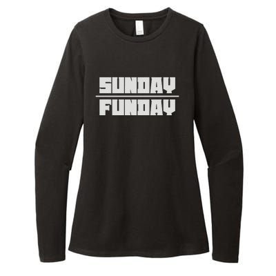 Sunday Funday Womens CVC Long Sleeve Shirt