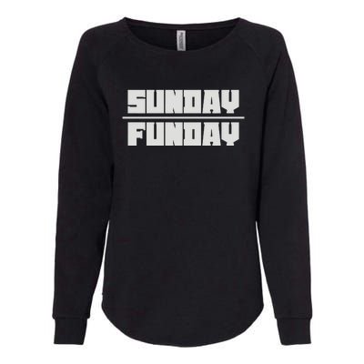 Sunday Funday Womens California Wash Sweatshirt