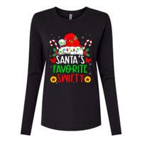 SantaS Favorite Swifty Merry Christmas Groovy Xmas Lights Womens Cotton Relaxed Long Sleeve T-Shirt