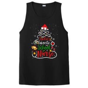 SantaS Favorite School Nurse Christmas Nursing Tree Gift PosiCharge Competitor Tank