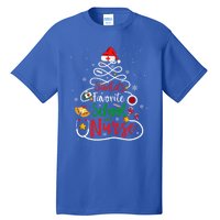 SantaS Favorite School Nurse Christmas Nursing Tree Gift Tall T-Shirt