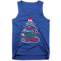 SantaS Favorite School Nurse Christmas Nursing Tree Gift Tank Top