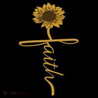 Sunflower Faith Tall T-Shirt