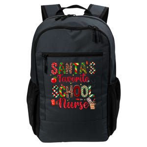 SantaS Favorite School Nurse Christmas Nursing Xmas Nurses Gift Daily Commute Backpack