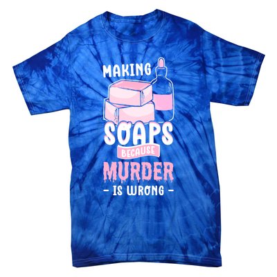 Saponification For Soap Maker And Soap Cooking Soap Making Gift Tie-Dye T-Shirt