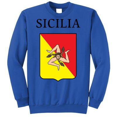 Sicilia Flag Sicily Palermo Italy Gift Sweatshirt