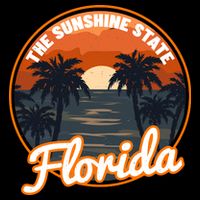 Surfing Florida Sunshine State Sunset Beach Gift Drawstring Bag