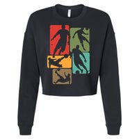 Soccer For Soccer Player | Retro Boys Soccer Cropped Pullover Crew