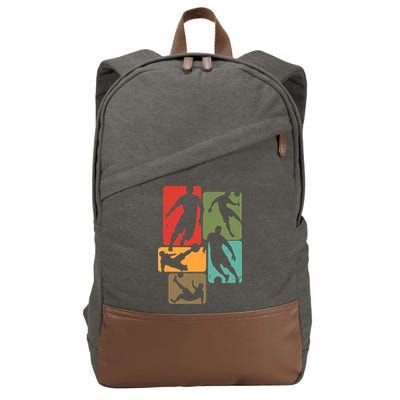 Soccer For Soccer Player | Retro Boys Soccer Cotton Canvas Backpack