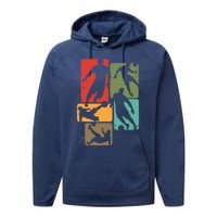 Soccer For Soccer Player | Retro Boys Soccer Performance Fleece Hoodie