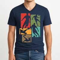 Soccer For Soccer Player | Retro Boys Soccer V-Neck T-Shirt